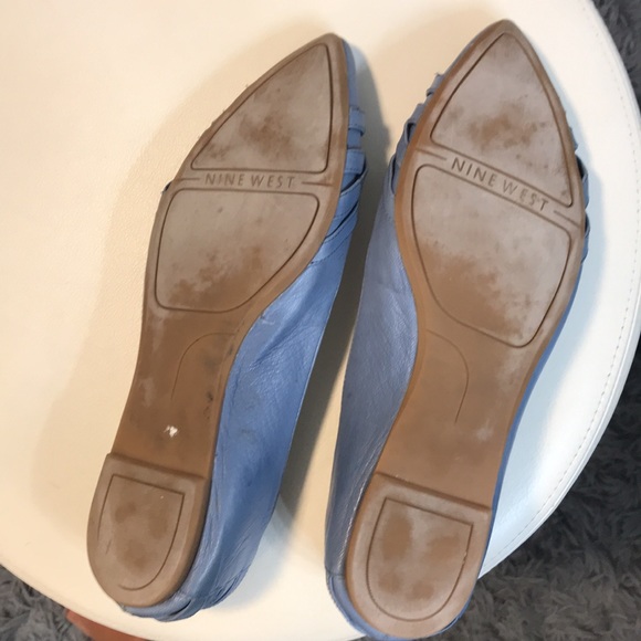 Nine West Baby Blue Flats - Picture 6 of 8